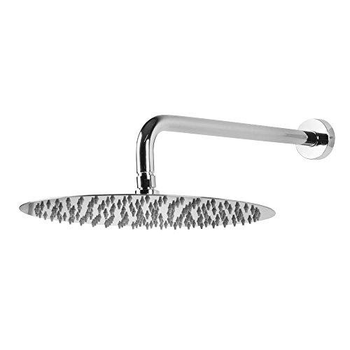 Duschkopfarm Brausehalter Duscharm Brausearm Arm für Duschkopf Material: Edelstahl Form: Rund - 3