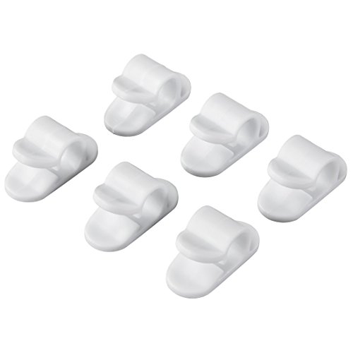 Hama Kabelbox Woodstyle Maxi in Holzoptik, 40 x 16 x 13 cm (B x T x H), mit Kabelclips und GummifÃ¼ÃŸen, WeiÃŸ