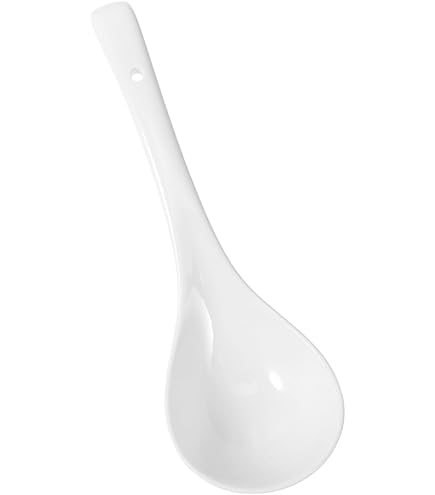 Cucchiai In Porcellana Holst - 13 Cm, Forma Curva, Bianco, Lavabili In Lavastoviglie, Set Da 1 - 3
