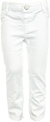 Ex River Island New Kids Girls Branded Molly White Jeggings Jeans Slim Leg Age 3-12 (Age 5)