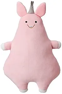 Amazon Brand - Jam & Honey Pig Shaped Soft Cushion Cum Toy, Pink
