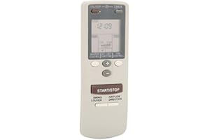 ARCHUU Control Remoto de Aire Acondicionado, AR-AB8 ABS Reemplazo de Control Remoto Universal Portátil, para Fujitsu AR ‑ AB8 AR ‑ AB10 AR ‑ DB5