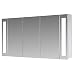 Produktbild Eurosan 3-türiger Spiegelschrank, Superflach, Integrierte LED-Frontbeleuchtung, Breite 120 cm, Weiß, San Francisco, SF120