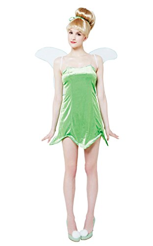 Preisvergleich Produktbild Maerchen-Fee-Maedchen-Kostuem-Damen 155cm ~ 165cm [Clear Stein Genuine]