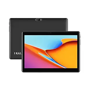 I KALL N18 Dual Sim Calling Tablet (10 Inch, 3GB, 32GB, 4G Volte), Black