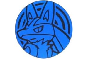 POKÉMON The Pokemon Company International TCG Coin LUCARIO [azul], multicolor, 35 mm de diámetro