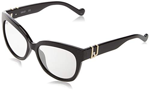 Preisvergleich Produktbild Liu Jo LJ659SR LJ659SR 002 55 Rechteckig Sonnenbrille 55, BLACK