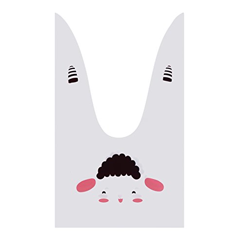 confronta il prezzo Wolfteeth 80 pz Sacchetti Caramella Borsa Regalo a forma d'orecchio di coniglio per partito nozze gioielli miglior prezzo