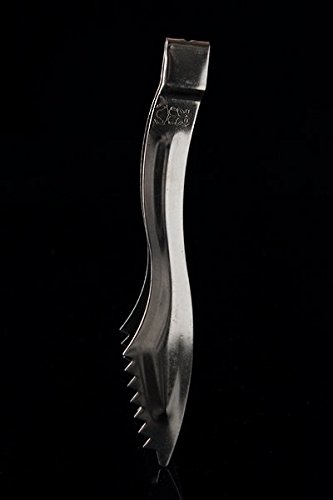 Kohlezange "Wing" aus Edelstahl