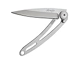 NAKED 15g deejo Leichtgewichtsmesser Naked 15g Taschenmesser, Silber, M