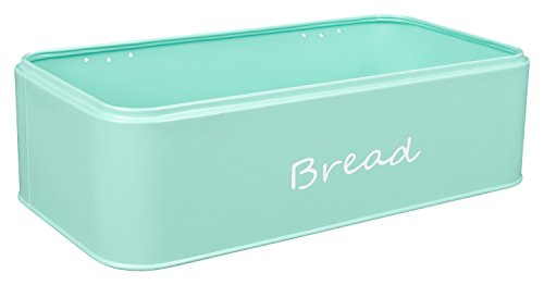 GranRosi Brotkasten – geräumige Metall Brotbox mit hochwertigem Bambus Schneidebrett - 5