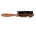 Kent Brushes Finest Half Radial Cherry Wood Black Bristle Brush for Ladies