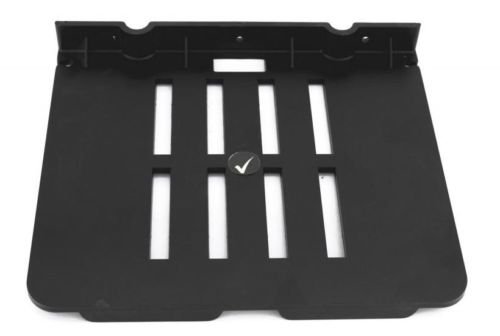 Classic P-Tek Set Top Box Wall Mount Plastic Stand, Standard Size (Black)