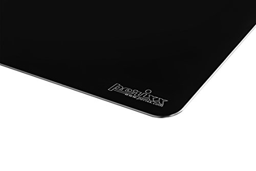 Perixx DX-3000LB, Gaming Aluminium Mauspad – Abmessung 320x270x2mm – Rubber Base mit Anti-Rutsch-Funktion – Mikro-Sandstrahl bearbeitete Oberfläche zur schnellen und genauen Steuerung der Maus - 2