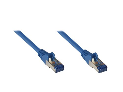 Kabelmeister Patchkabel, Cat. 6A, S/FTP, PiMF, halogenfrei, 500MHz, 2m blau