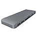 Produktbild Mastererin Tragbare 6-in-1 USB-Typ-C USB3.0 Adapter HUB TF Sicherheits-Digital-Dual-Slot-Kartenleser für MacBook Pro Grau