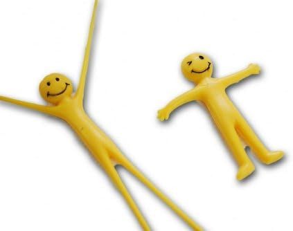 The Little Party Shop 20 X Smiley Stretchy Men Childrens Party loot Bag Toys Filler Piñata