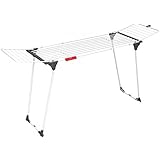 Vileda Infinity Tendedero X-Legs de Resina, Blanco, 117.5x7.5x57 cm