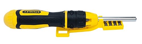 Stanley Multi-Bit Ratschenschraubendreher Set, 20 teilig, SL/PH/TX/SQ/Steckschlüssel, mit Bithalter, STHT0-62574 - 10