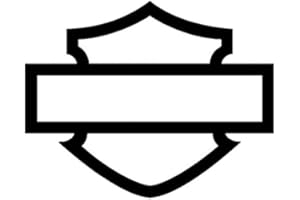 SUPER FABRIQUE Aufkleber für Motorradhelm, Harley Davidson, mit Hintergrundbeleuchtung