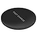 Produktbild sunnymi ® Qi Drahtloses Ladegerät Wireless QI Fast Charger Ladegerät Pad Dock Halter für iPhone für Samsung (Schwarz)