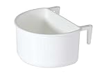 pour Animal Domestique Ting 7.5 cm Blanc Bonnet D - Gobelet à Bec - Animal - Mangeoire pour Oiseaux de Football - Petite pour Animal Domestique - Finch - Canary - perruches etc. (Lot de 1)