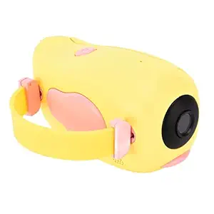 Children Digital Camera, 400mAh Battery Gentle Kids Camera 100? Viewing Angle 12 MP Safe for Girls for Gift for Toy for Boys(Yellow)