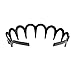 Zigzag Toothed Hairband for Men and Women