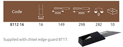 Stechbeitel / Lochbeitel 16 mm mit Holzheft für Zapfenlöcher - 4