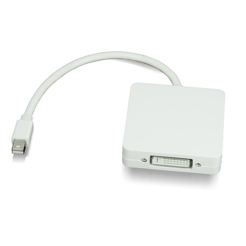 KanaaN Mini DisplayPort auf DVI HDMI Displayport Kombi-Adapter für Apple Macbook/Pro/Air , Surface Pro 1/2/3/4 , Surface 3 , Surface Book