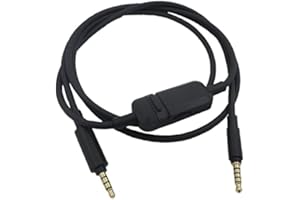 Taoricen 3,8 mm Lautstärkeregelung Audio Kabel für Beyerdynamic MMX 300 2nd Kopfhörer (1,3m / 4,3 Füße)