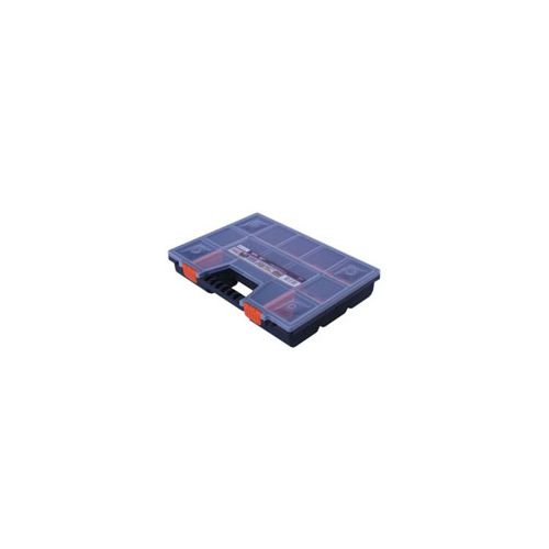 Prosperplast Sortimentskasten schwarz Deckel mit 2 Klickverschlüsse und 15 Fächer, 1 Stück, 390 x 290 mm, NOR Family NOR16