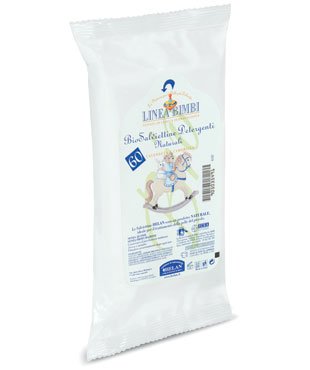 Linea Bimbi, 60 Certified Organic Allergy Tested Bio Wet Wipes, 97% Natural, Free Delivery Option