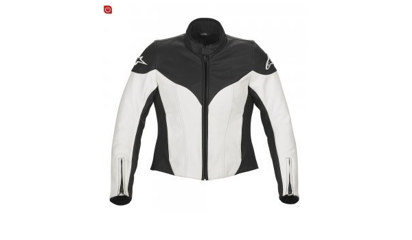 Alpinestars Stella Ice Leather Jacket White Large Amazon Co Uk Automotive