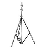HIFFIN 9 feet/260cm Aluminum Alloy Photo Studio Light Stand for Video, Portrait and Photography Lighting Ring Light, Reflecto