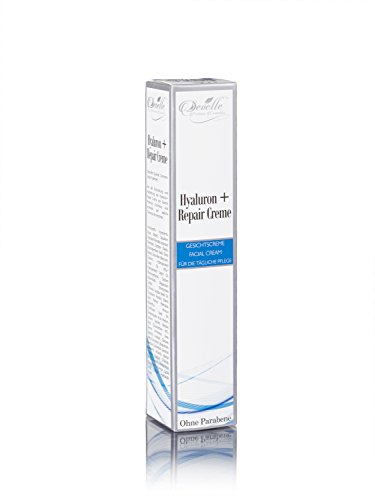 Hyaluron-Säure + Repair Gesichtscreme von Develle Premium Cosmetics | Hochdosierte Hyaluron Creme | Anti Aging Fluid | 50 ml Premium Kosmetik – Made in Germany – Anti-Aging-Pflege – Hyaluron-Creme – Tag und Nacht Pflege-Creme - 5