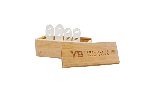 Separadores para los Dedos de los Pies de Yogabody. 2 Pares de Separadores hechos de Silicona. No Contiene Látex. Diseñados Para Mejorar la Postura Corporal al Correr o Practicar Yoga.