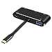 Produktbild Lightweight Portable 5 in 1 USB Type C To HDMI 4K VGA USB 3.0 Headphone Hub Multiport Adapter USB-C Hub Adapter