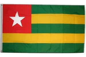 FLAGGENFRITZE Digni Drapeau Togo - 60 x 90 cm