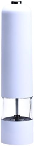 buy here Electric Pepper Mill Grinder Muller (White)