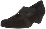 Flexible Laufsohle Gabor Shoes Damen Comfort Basic Pumps, Schwarz 47, 38 EU