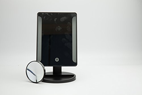 Beleuchtet Kosmetikspiegel Make-up-Spiegel mit LED Standspiegel Schminkspiegel 36 LEDs Schwarz - 5