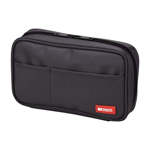 Bolígrafo con cremallera doble LIHIT LAB, negro, Standard: 7.9 x 2.0 x 4.7