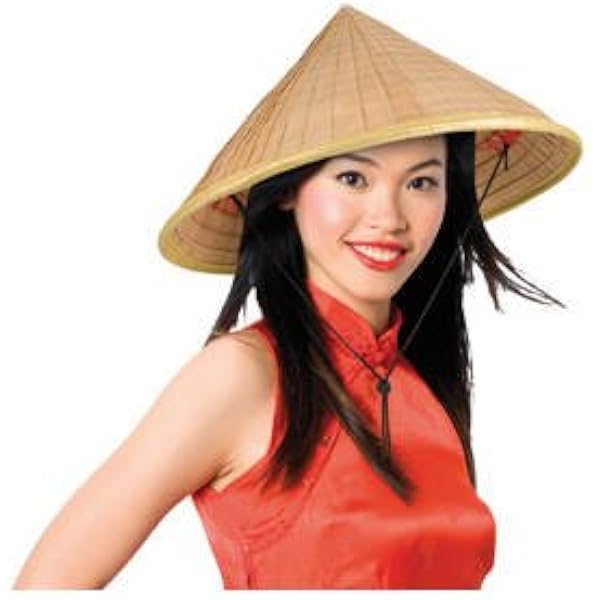Traditioneller Asiatischer Bambushut – 42 Cm Durchmesser, Handgeflochten, Für Garten, Angeln & Reisen