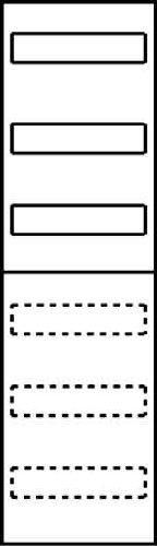 Preisvergleich Produktbild Hager ZU26SS Einbauverteiler 950mm 3-reihig