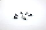 ABEST Airbrush quick disconnect coupler release fitting Adapter with 5 Male fitting, 1/8" M-F