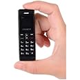 NEW MK11 ZANCO TINY PHONE WORLDS SMALLEST THINNEST MOBILE BLACK SMS BT MUSIC BT DIALER MP3 UNLOCKED CE ROHS WCDMA & GSM sold by phones 4u ltd