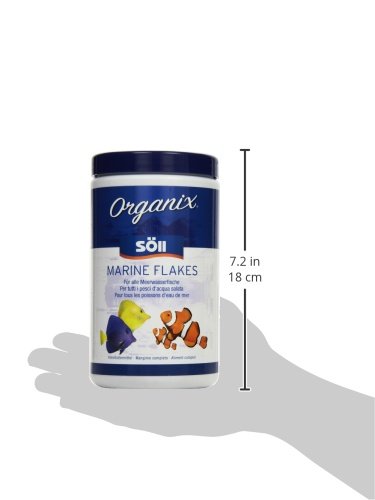 Söll 16258 Organix Marine Flakes – Flockenfutter für Zierfische – Meerwasser – 1 l - 6