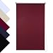 Produktbild Bon Enjoy® 80 * 230 cm Easyfix Rollo Klemmfix Kettenzug Seitenzugrollo Fensterrollos Verdunkelungsrollo Rot