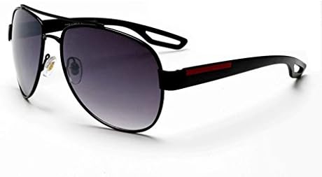 Aviator Style Polarized Metal Frame Sunglasses, Spring Hinges Prevent Breakage, UV400 Blocking High Quality Unisex Lenses With Case for Fashion Mens/Womens